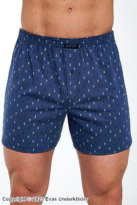 Boxershorts, bomull av høy kvalitet, uten gylf